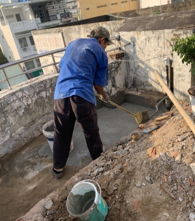SỬA CHỮA CHỐNG THẤM - 125 NƠ TRANG LONG ( BÌNH THẠNH )